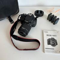 Reflex Canon 100D full HD touch obiettivo 18x55