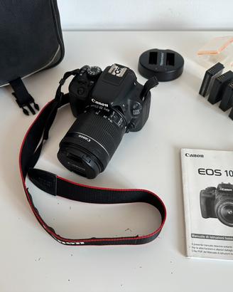 Reflex Canon 100D full HD touch obiettivo 18x55