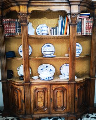 libreria/credenza in legno massello