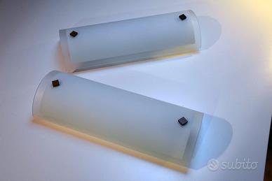 Coppia plafoniere da parete