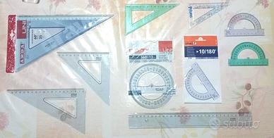 Lotto strumenti per disegno tecnico