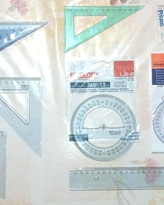 Lotto strumenti per disegno tecnico