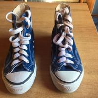 Scarpe ginnastica alte blu n 36 Sasch