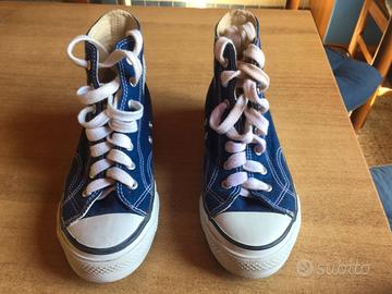 Scarpe ginnastica alte blu n 36 Sasch