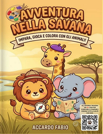 "Libro da colorare per bambini 3-6 anni con QR