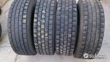 4 di pneumatici usati 225 75 17.5 michelin