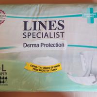 4 confez.Pannoloni Lines Derma Protection Taglia L
