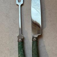 Coltello e forchetta DelTin   in pietra