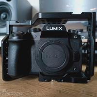 Lumix G80 + dummy battery e cage