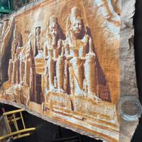 Imponente papiro egiziano tempio di adu simbel