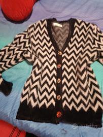 cardigan zebrato Taglia M