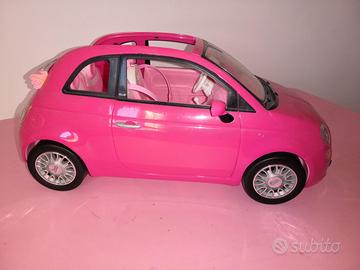 Auto Fiat 500 Rosa Cabrio - Barbie