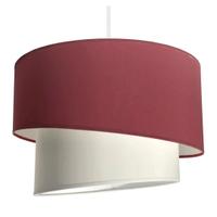 lampadario rosso Leroy Merlin sbieco diam 38