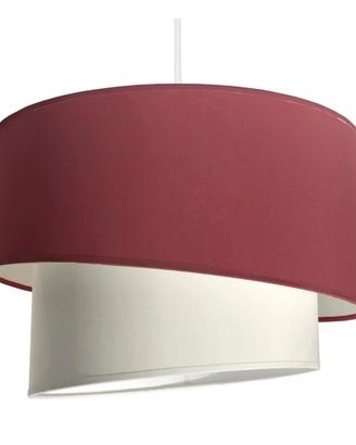 lampadario rosso Leroy Merlin sbieco diam 38