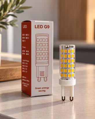 Lampadina LED SMD G9 bianco caldo 3/5/7/9W 110/220