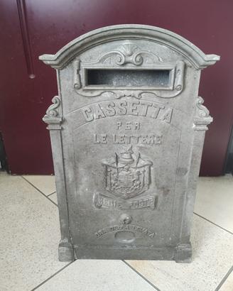 Cassetta postale da esterno fusione di alluminio