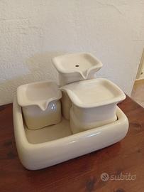 Fontanella gatto in ceramica senza filtri