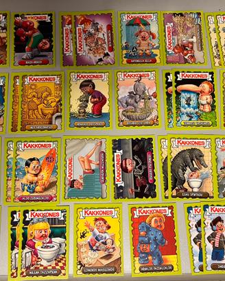 Kakkones Sgorbions cards Garbage Pail Kids