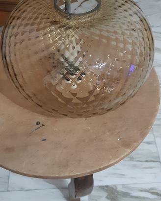 lampadario boccia in vetro