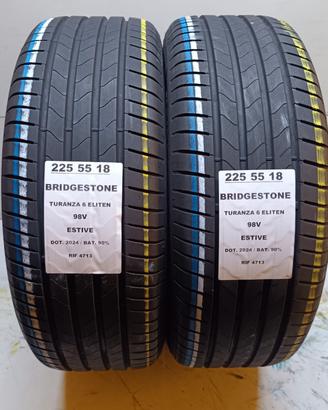 2 GOMME 225 55 18 BRIDGESTONE 2024 RIF4713