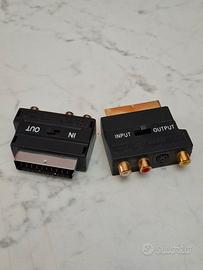 Adattatore SCART  RCA S-Video IN-OUT