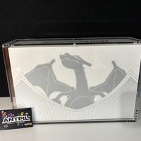 Case teche in acrilico per upc charizard pokemon