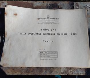 istruzioni locomotiva E626 E636 Ferrovie dello Sta