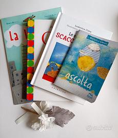 Set 3 libri illustrati per bambini+ quadernino