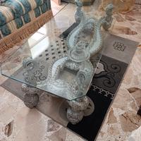 tavoli in vetro stile barocco 