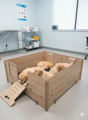 recinto casetta per cuccioli made in italy
