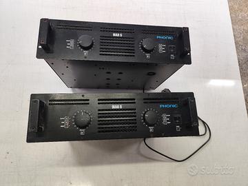 2 PHONIC MAR 6 Amplificatori di potenza old school