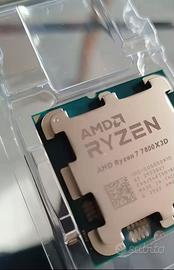 7800x3d nuovo mai utilizzato