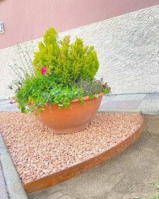Bordature effetto corten