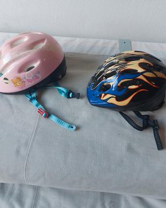casco bambino e bambina