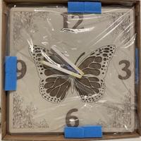Orologio a muro 60x60 farfalla