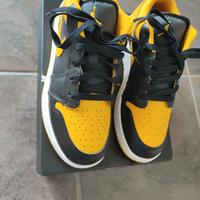 NIKE Air Jordan 1 Low 38 nero-giallo