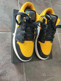 NIKE Air Jordan 1 Low 38 nero-giallo