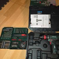 Trapano avvitatore 12V e 73 Accessori Nuovo Garanz