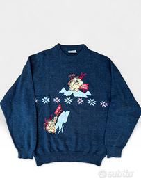 Maglione Vintage Anni 90 Lana e Alpaca