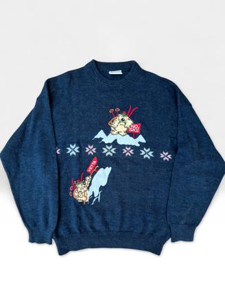 Maglione Vintage Anni 90 Lana e Alpaca