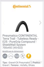 Pneumatici bici Continental Terra Trail gravel