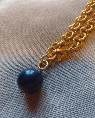 Collana con ciondolo in pietra dura