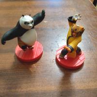 Coppia Action figure kung fu panda
