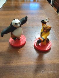 Coppia Action figure kung fu panda