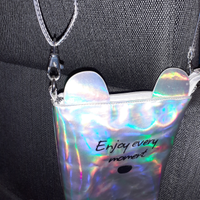 Borsa tracollina metallizzata