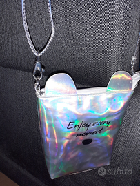 Borsa tracollina metallizzata