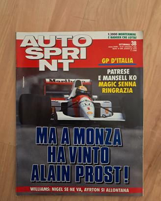 Autosprint 1992 Senna vince a Monza - McLaren