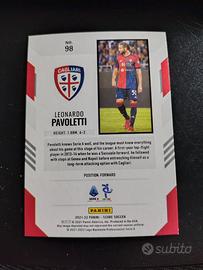 Card Score Panini Pavoletti Orange Lava numerata