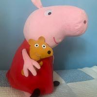 Peppa pig peluche e 2 libretti cartonati