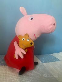 Peppa pig peluche e 2 libretti cartonati